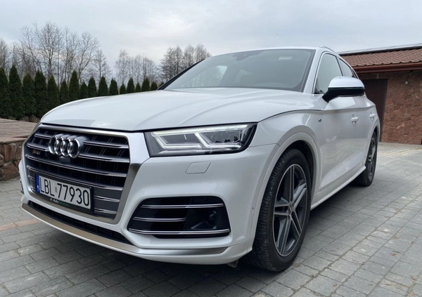 Audi SQ5 cena 152000 przebieg: 124340, rok produkcji 2018 z Raszków małe 326